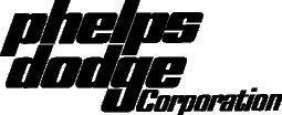 (PHELPS DODGE corporation LOGO)